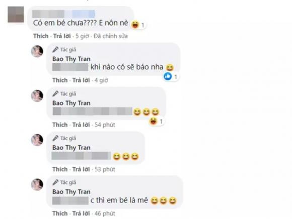 Bảo Thy lên tiếng về chuyện mang bầu sau khi gây xôn xao với hình ảnh vòng bụng phát tướng Bảo Thy lên tiếng về chuyện mang bầu sau khi gây xôn xao với hình ảnh vòng bụng phát tướng