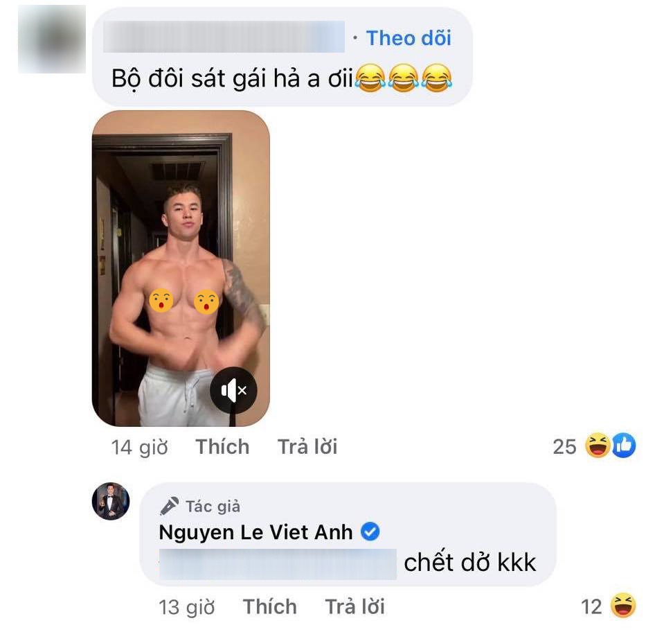 Trò 'ăn gian' ghép mặt của Việt Anh nhanh chóng bị dân tình phát hiện ra. Ảnh: FBNV