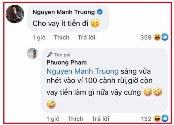 Mạnh Trường bị vợ 'nắm thóp' về khoản tài chính. Ảnh: FBNV