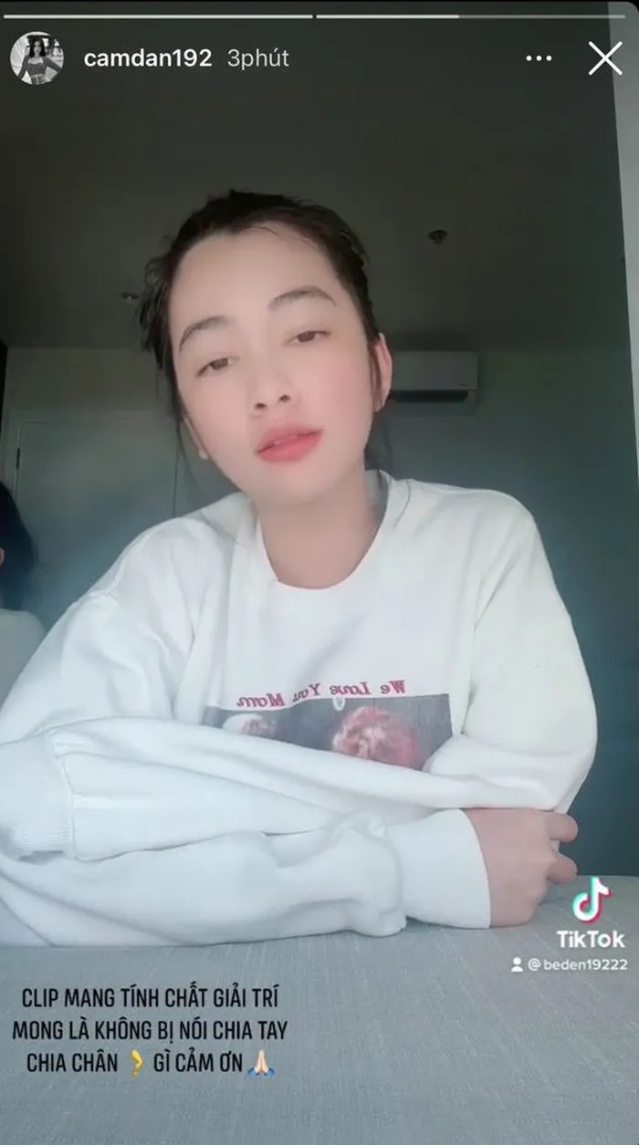 Đoạn video mới đây của Cẩm Đan gây chú ý. Ảnh: IG Đoạn video mới đây của Cẩm Đan gây chú ý. Ảnh: IG