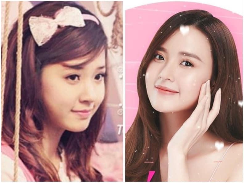 Midu không hổ danh là 'thần tiên tỷ tỷ' khi nhan sắc của cô như bị thời gian bỏ quên. So với Midu phiên bản học sinh và Midu phiên bản quý cô U30 thì sự khác biệt duy nhất chính là thần thái sắc sảo nhân lên theo thời gian