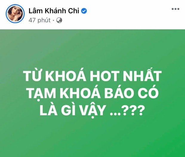 Sao nữ Vbiz bị 'nhắc nhở' khi bất ngờ nói đến cụm từ 'tạm khóa báo có' giữa 'biến căng' Vbiz 2 Sao nữ Vbiz bị 'nhắc nhở' khi bất ngờ nói đến cụm từ 'tạm khóa báo có' giữa 'biến căng' Vbiz 2
