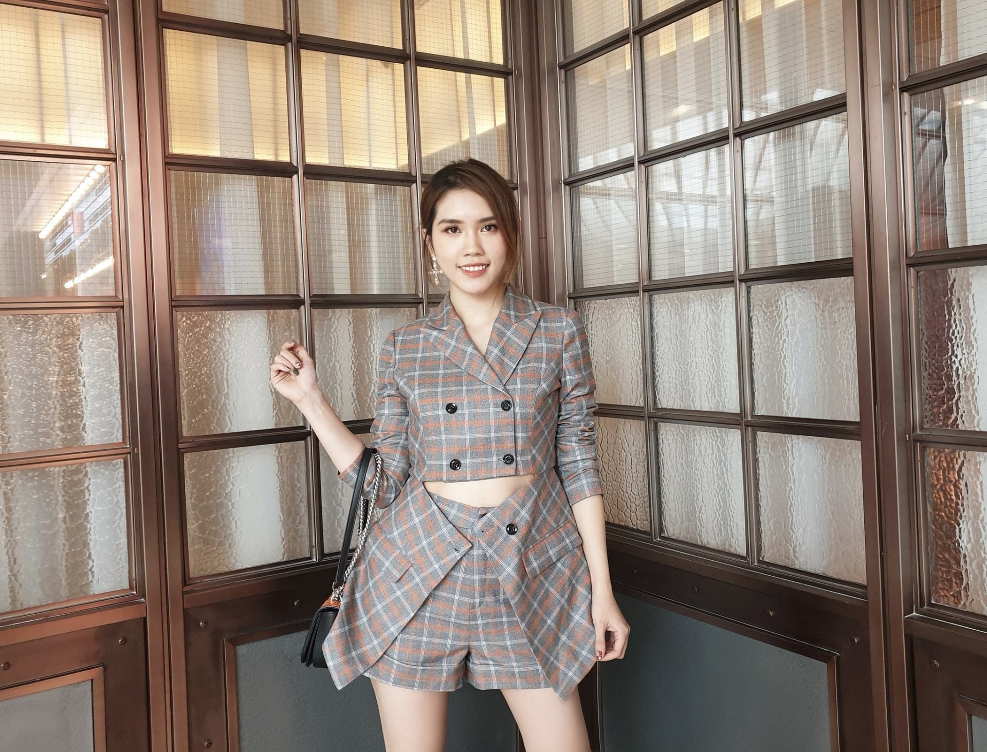 Nhan sắc xinh đẹp của vợ Minh Tiệp. Ảnh: FBNV