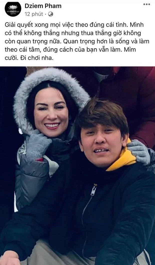Chia sẻ đáng chú ý của quản lý Phi Nhung. Ảnh: FBNV Chia sẻ đáng chú ý của quản lý Phi Nhung. Ảnh: FBNV