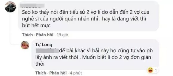 Tự Long phản ứng khi bị mỉa mai về chuyện hôn nhân. Ảnh: FB Tự Long phản ứng khi bị mỉa mai về chuyện hôn nhân. Ảnh: FB