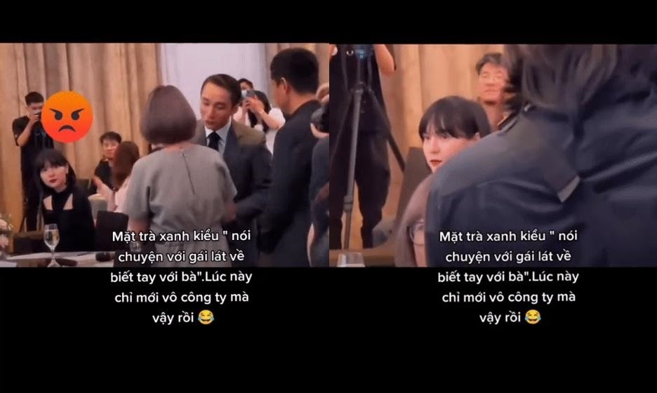 Khoảnh khắc gây xôn xao của Hải Tú. Ảnh: Internet Khoảnh khắc gây xôn xao của Hải Tú. Ảnh: Internet