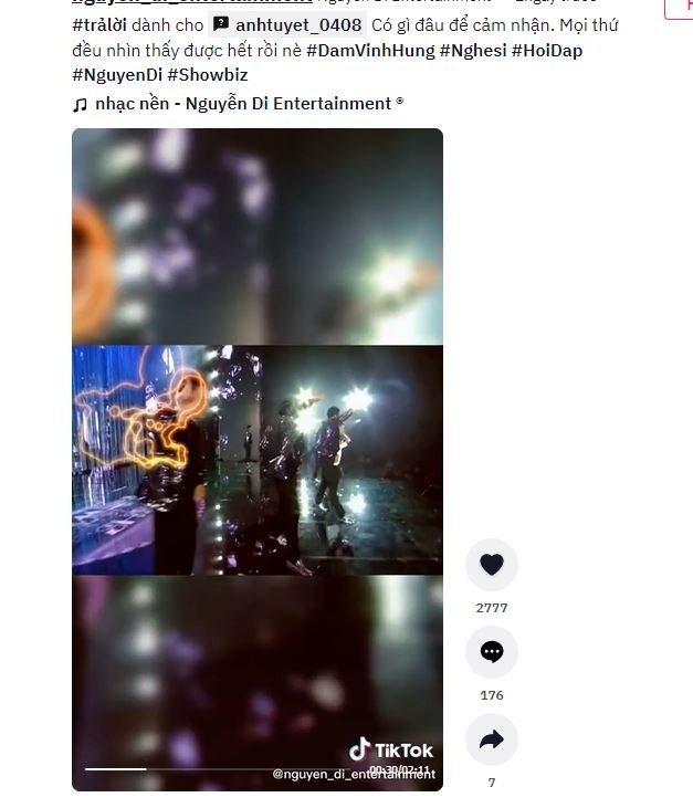 Người này tiết lộ Đàm Vĩnh Hưng vô cùng chịu chi cho show và luôn có thái độ ôn hòa với người hâm mộ. Ảnh: Chụp màn hình