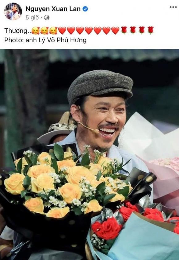 Trang Trần và Xuân Lan bày tỏ sự vui mừng trước màn tái xuất của Hoài Linh. Ảnh: FBNV Trang Trần và Xuân Lan bày tỏ sự vui mừng trước màn tái xuất của Hoài Linh. Ảnh: FBNV