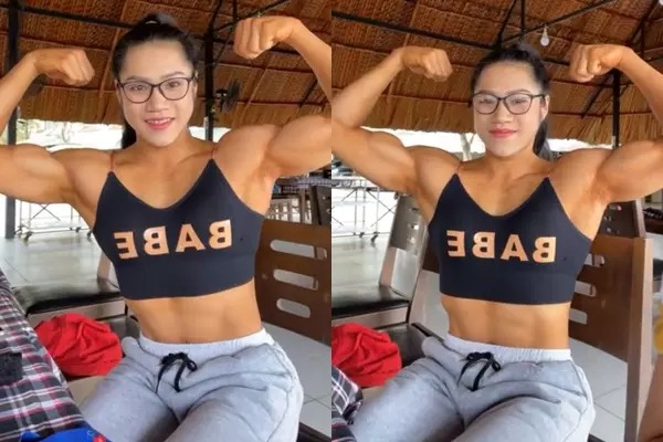 Cô gái Đồng Nai khiến MXH dậy sóng khi sở hữu gương mặt hot girl thân hình lực sĩ - Ảnh 2 Cô gái Đồng Nai khiến MXH dậy sóng khi sở hữu gương mặt hot girl thân hình lực sĩ - Ảnh 2