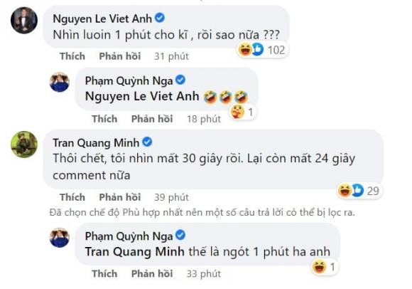 Hàng loạt đồng nghiệp trầm trồ trước sắc vóc của Quỳnh Nga. Ảnh: FBNV Hàng loạt đồng nghiệp trầm trồ trước sắc vóc của Quỳnh Nga. Ảnh: FBNV