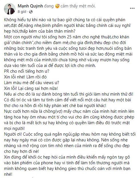 Mạnh Quỳnh cay đắng tiết lộ trải qua một 'Lễ tình yêu khó chịu nhất trong đời' 3