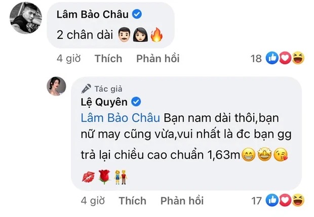 Lệ Quyên và Lâm Bảo Châu khoe về lợi thế hình thể cực chuẩn. Ảnh: FBNV