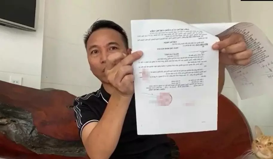 NS Tô Hiếu tung bằng chứng cho lời tố cáo của mình. Ảnh: Chụp màn hình