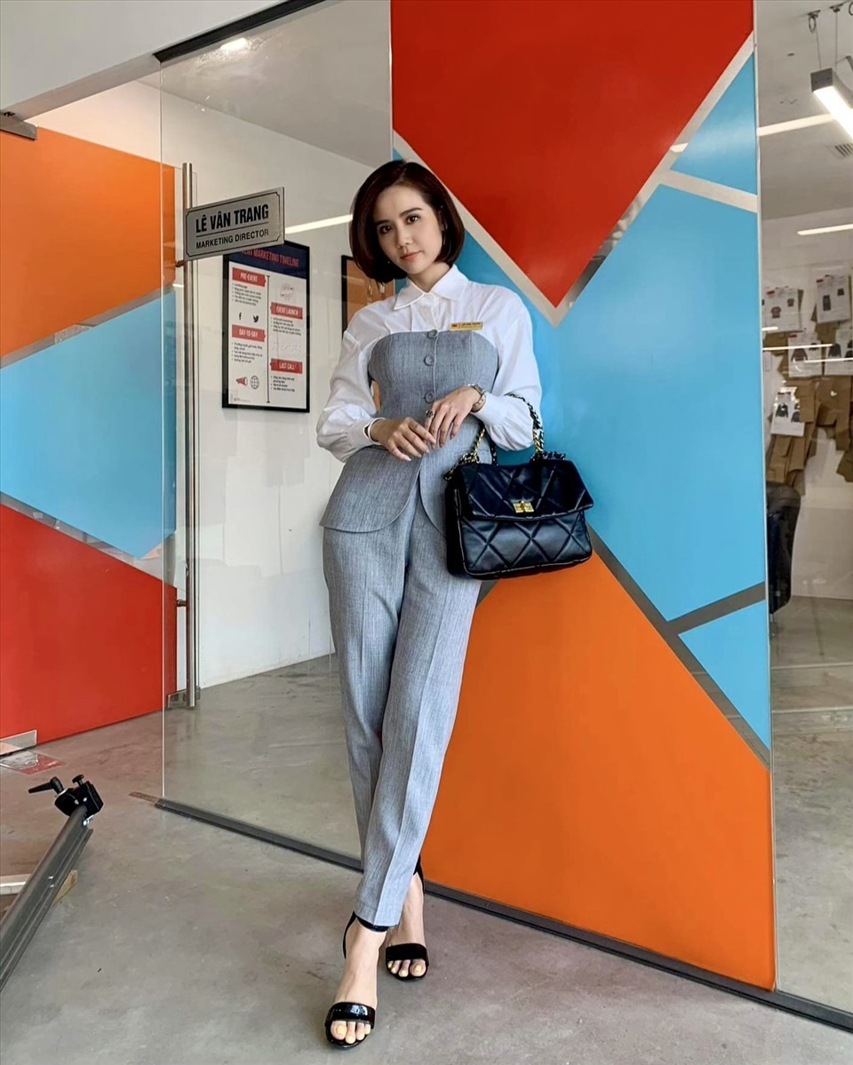 Huyền Lizzie lên đồ thanh lịch trong Thương ngày nắng về. Ảnh: FBNV