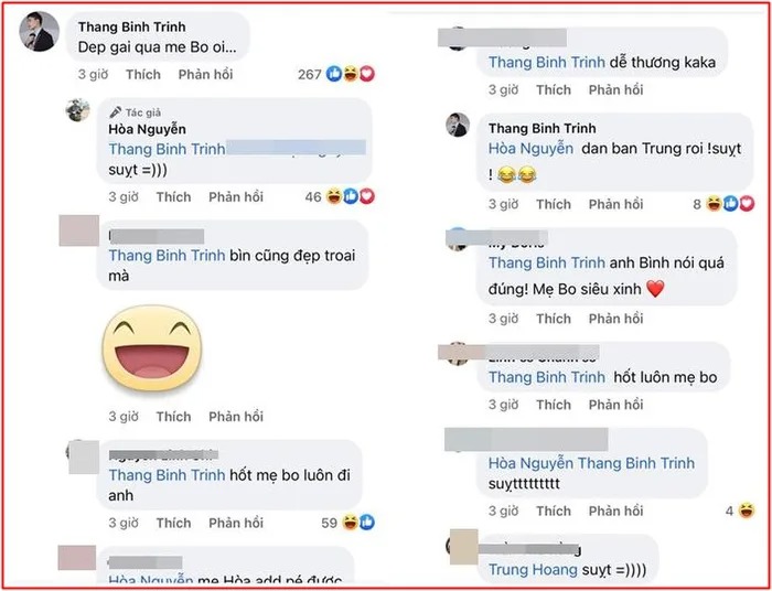 Dân tình 'đẩy thuyền' nhiệt tình sau màn đối đáp của Hòa Minzy và Trịnh Thăng Bình. Ảnh: FBNV Dân tình 'đẩy thuyền' nhiệt tình sau màn đối đáp của Hòa Minzy và Trịnh Thăng Bình. Ảnh: FBNV