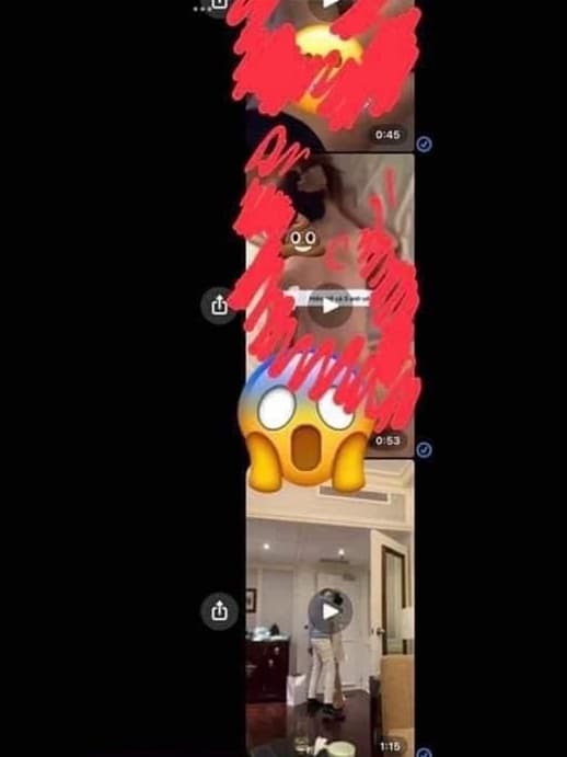 Xôn xao hình ảnh riêng tư của nữ ca sĩ H.H với một người đàn ông. Ảnh: Internet