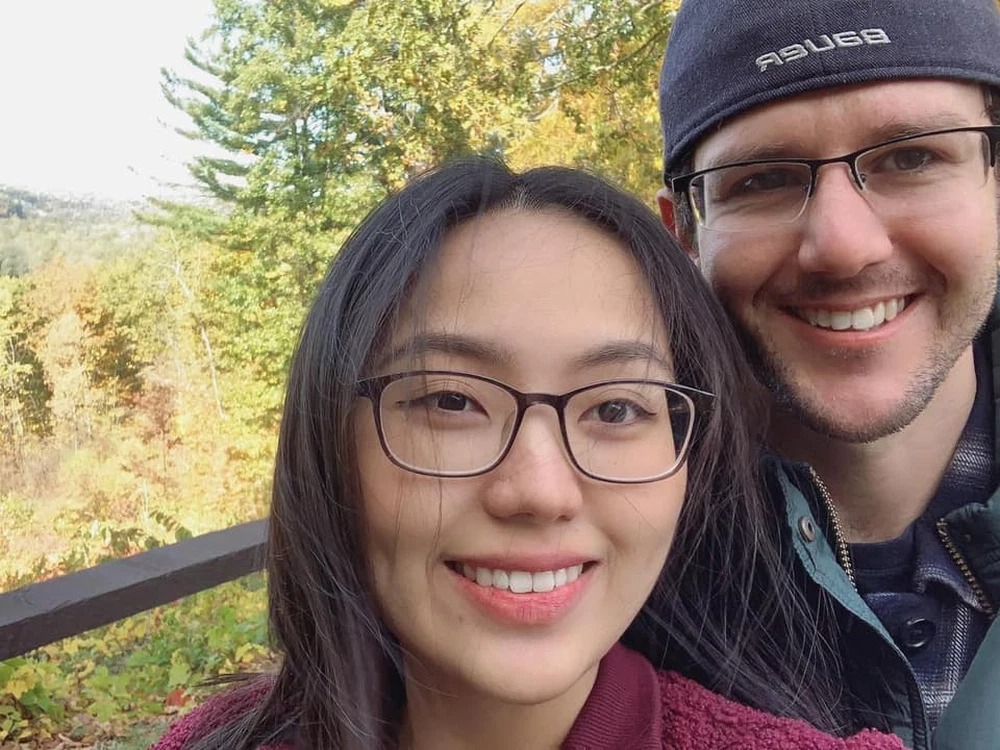 Mộng Tiên có mối tình viên mãn bên chồng Tây. Ảnh: FBNV