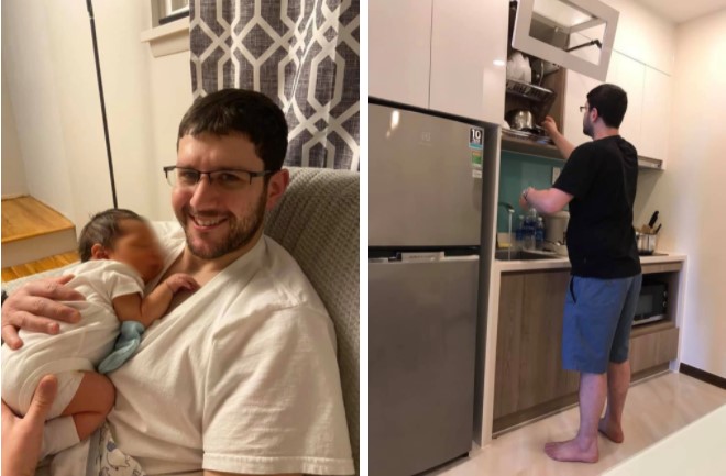 Chồng Tây của Mộng Tiên vô cùng chu đáo, yêu chiều cô hết cỡ. Ảnh: FBNV