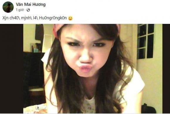 Văn Mai Hương khiến dân tình khó lòng nhận ra với hình ảnh này. Ảnh: FBNV Văn Mai Hương khiến dân tình khó lòng nhận ra với hình ảnh này. Ảnh: FBNV