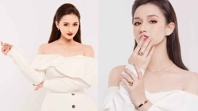 'Vợ mới' của Việt Anh lên đồ sang chảnh, khoe kim cương trăm tỷ chẳng kém cạnh Lý Nhã Kỳ - Ảnh 1 'Vợ mới' của Việt Anh lên đồ sang chảnh, khoe kim cương trăm tỷ chẳng kém cạnh Lý Nhã Kỳ - Ảnh 1