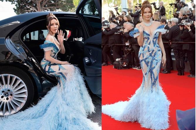 Lý Nhã Kỳ 'công phá' thảm đỏ Cannes bằng hình ảnh lạ lẫm, thần thái này có xứng danh 'mợ chảnh'? - Ảnh 1 Lý Nhã Kỳ 'công phá' thảm đỏ Cannes bằng hình ảnh lạ lẫm, thần thái này có xứng danh 'mợ chảnh'? - Ảnh 1