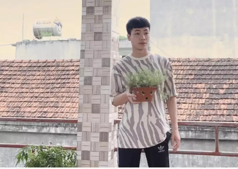 Cháu nội Mẹ Việt Nam Anh hùng Nguyễn Thị Tân. Ảnh: FBNV