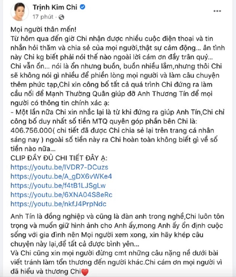 Động thái bất ngờ của Thương Tín hậu 'quay xe' phũ phàng với Trịnh Kim Chi  6