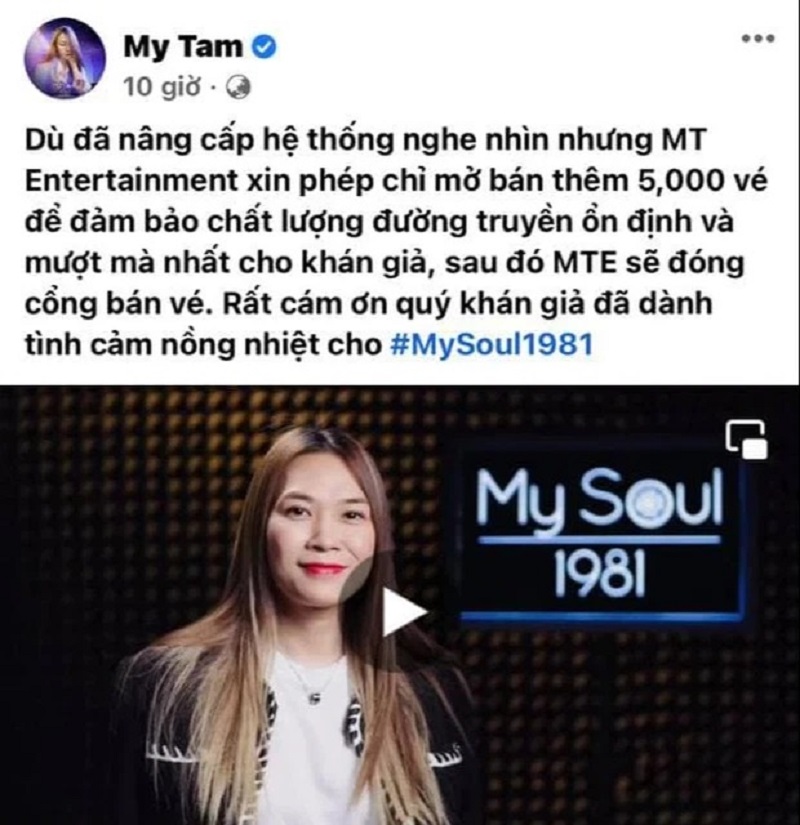 Sát ngày diễn show trực tuyến, Mỹ Tâm thông báo tin buồn khiến fan hoang mang 2