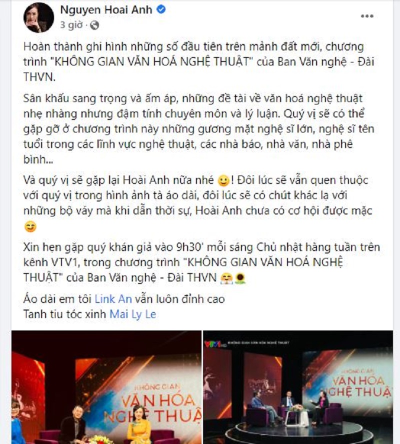 BTV Hoài Anh làm điều chưa từng dám thử khi dẫn chương trình Thời sự 19h 1 BTV Hoài Anh làm điều chưa từng dám thử khi dẫn chương trình Thời sự 19h 1