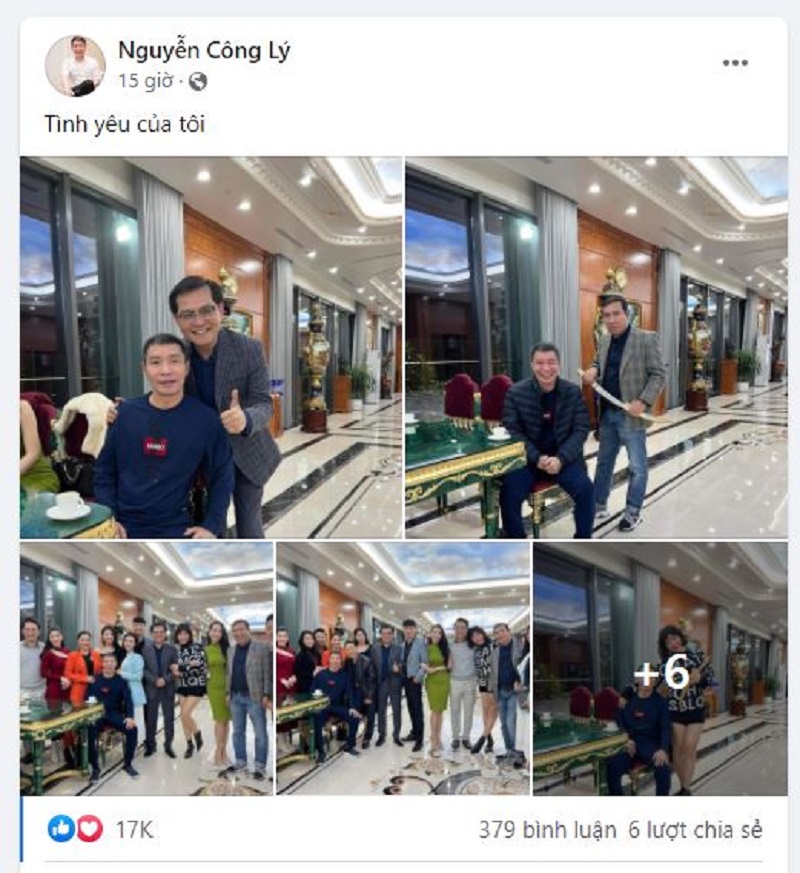 NS Công Lý khoe 'tình yêu của tôi', phản ứng của vợ trẻ mới bất ngờ NS Công Lý khoe 'tình yêu của tôi', phản ứng của vợ trẻ mới bất ngờ