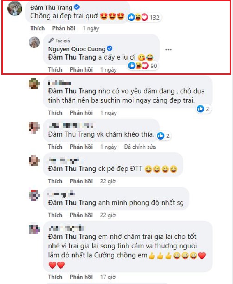Bình luận của Đàm Thu Trang Bình luận của Đàm Thu Trang