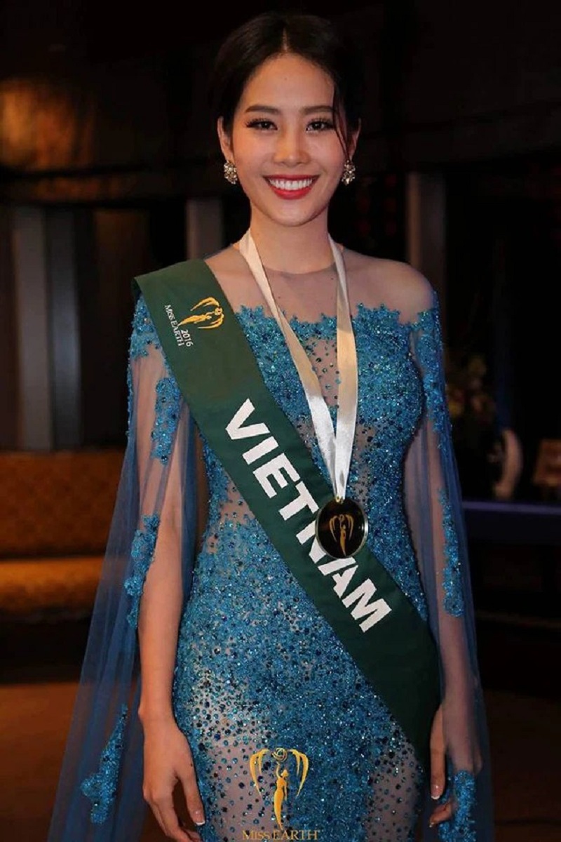 Nam Em từng gặt hái thành tích Top 8 Miss Earth 2016 (Ảnh internet) Nam Em từng gặt hái thành tích Top 8 Miss Earth 2016 (Ảnh internet)