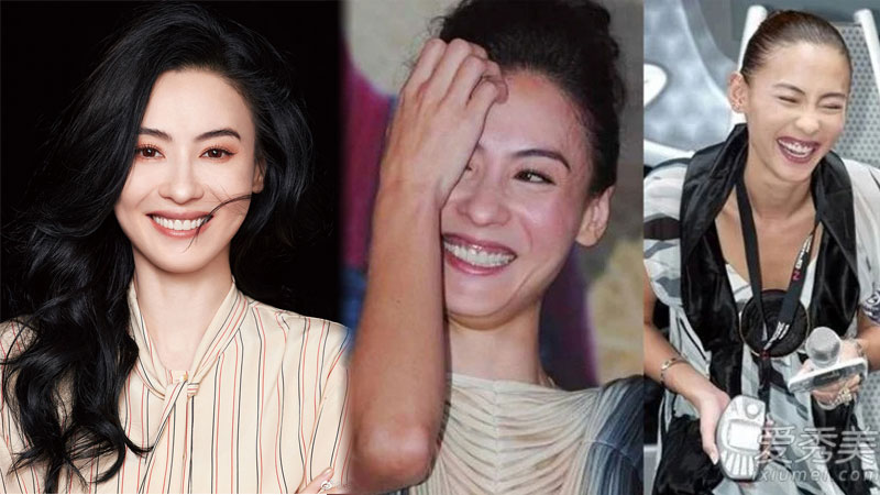 Trương Bá Chi khi cười hết cỡ để lộ khuyết điểm trên gương mặt, nhưng khi cười vừa phải lại xứng danh tuyệt sắc giai nhân.