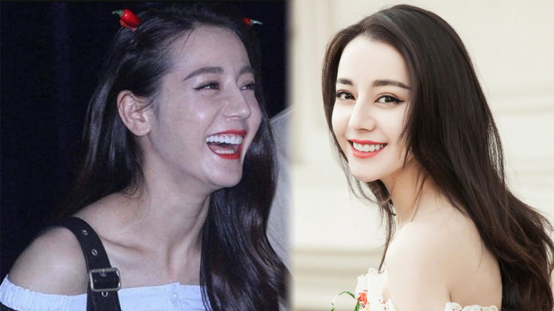 Địch Lệ Nhiệt Ba sẽ trở nên xinh đẹp xuất chúng nếu như cười vừa phải, cô cũng là một mỹ nhân sở hữu nụ cười hở lợi nếu cười quá to.