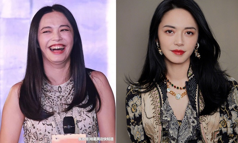 Diệu Thần có lẽ cũng không muốn nhìn lại bức ảnh cười tươi hết cỡ của mình, bởi nó khiến cô bớt xinh đẹp đi.