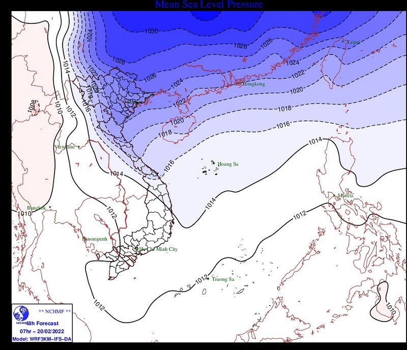 Ngày mai 20/2 Bắc và Trung Bộ bước vào đợt rét kỷ lục, có nơi 0 độ