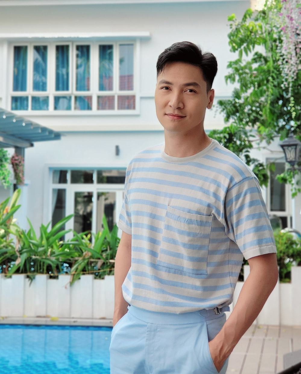 Mạnh Trường trong phim bảnh bao, điển trai (Ảnh FBNV) Mạnh Trường trong phim bảnh bao, điển trai (Ảnh FBNV)