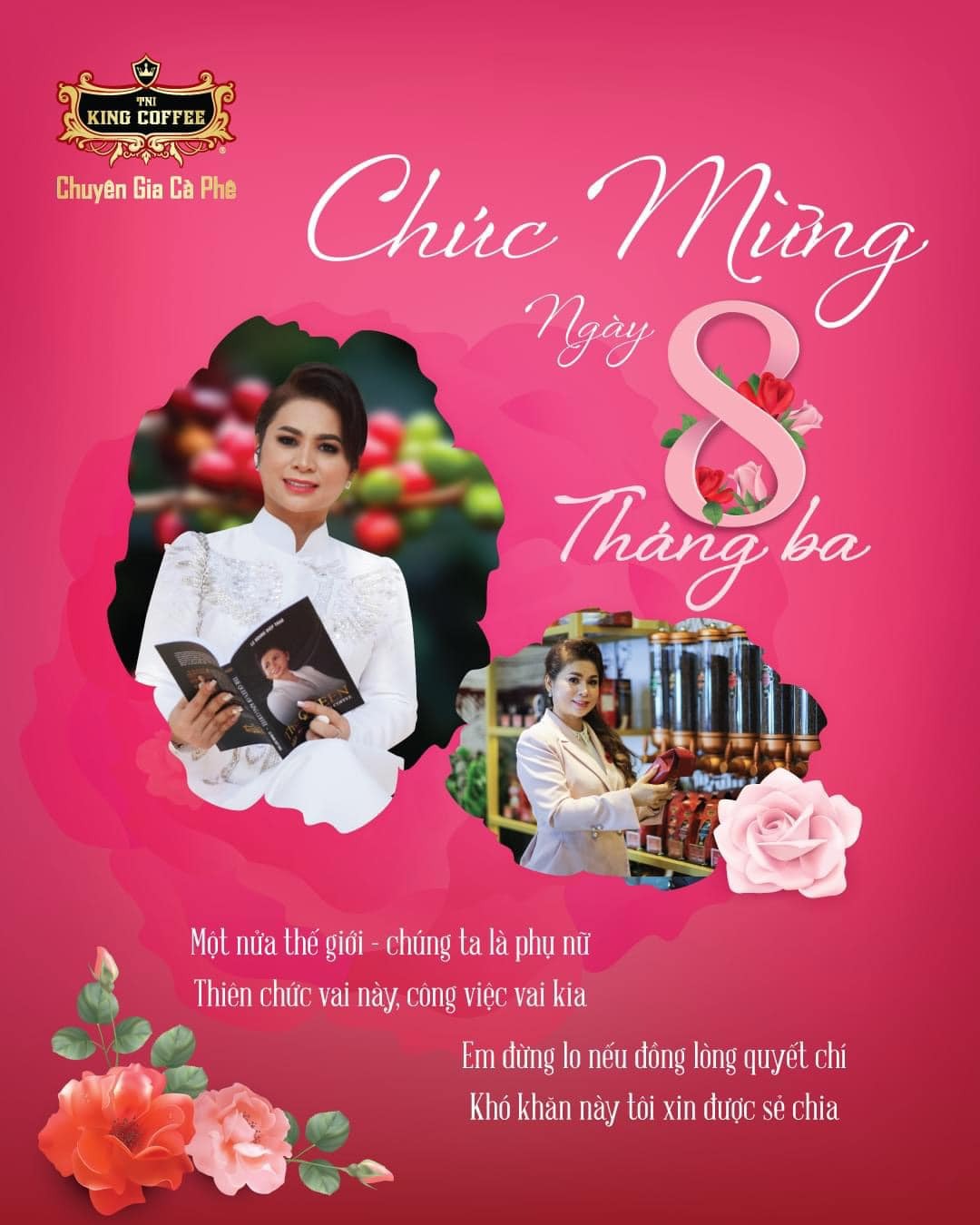 Món quà tinh thần madame Lê Hoàng Diệp Thảo tặng chị em phụ nữ nhân ngày 8/3 (Ảnh FBNV)