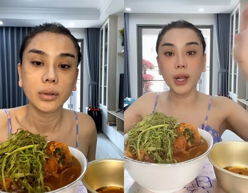 Lâm Khánh Chi khiến dân tình sốc nặng khi bỏ filter (Ảnh chụp màn hình)