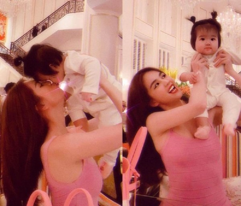 Ngọc Trinh khoe 'con gái' xinh như búp bê, dân tình dự đoán chẳng mấy nối nghiệp mẹ - Ảnh 1 Ngọc Trinh khoe 'con gái' xinh như búp bê, dân tình dự đoán chẳng mấy nối nghiệp mẹ - Ảnh 1