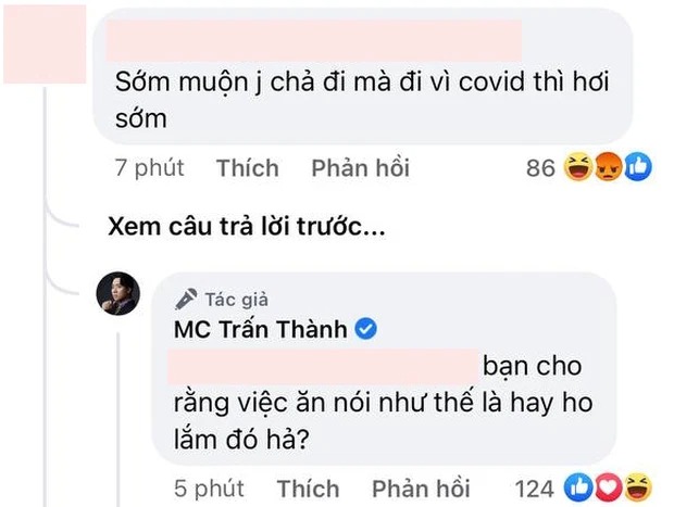 Trấn Thành 'nổi quạu' vì bị đồn qua đời do Covid-19, nói một câu đanh thép - Ảnh 2 Trấn Thành 'nổi quạu' vì bị đồn qua đời do Covid-19, nói một câu đanh thép - Ảnh 2