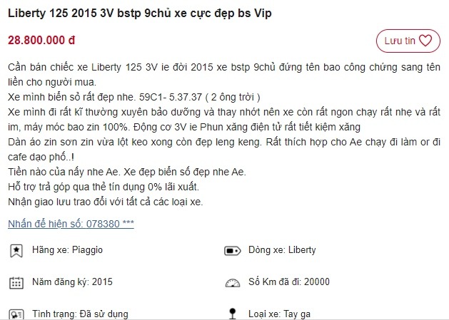 Kỳ phùng địch thủ của Honda SH Mode giá siêu rẻ, thấp hơn cả Honda Vision được rao bán Kỳ phùng địch thủ của Honda SH Mode giá siêu rẻ, thấp hơn cả Honda Vision được rao bán