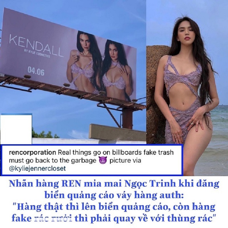 Nhãn hàng tuyên bố không 'buông tha' cho Ngọc Trinh Nhãn hàng tuyên bố không 'buông tha' cho Ngọc Trinh