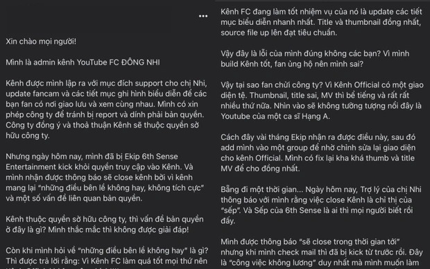 Bài đăng bóc phốt ê-kíp Đông Nhi xóa kênh Youtube Bài đăng bóc phốt ê-kíp Đông Nhi xóa kênh Youtube