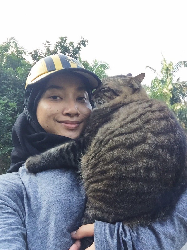 Chú mèo Copot dễ hương của Nuraishah