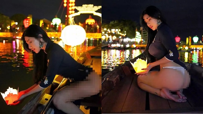 Trước đó một cô gái nước ngoài cũng khiến dân tình phẫn nộ vì cách ăn mặc kệch cỡm Trước đó một cô gái nước ngoài cũng khiến dân tình phẫn nộ vì cách ăn mặc kệch cỡm