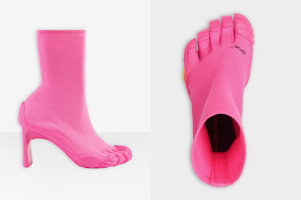 Mới đây, một thương hiệu giày nổi tiếng của Pháp vừa công bố đôi boots được cho là thời thượng của họ. Ảnh: Twitter