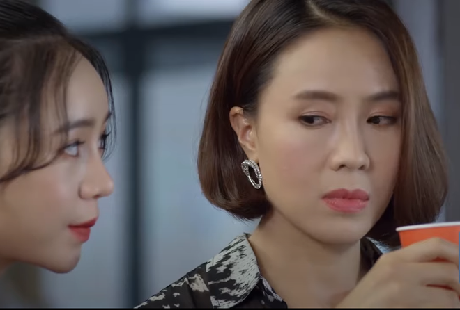 Ngọc nói với chị Kiên bỏ Châu vì Minh. Ảnh: VTv