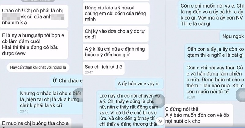 'Đồng nghiệp' lên tiếng với người vợ. Ảnh: chụp màn hình 'Đồng nghiệp' lên tiếng với người vợ. Ảnh: chụp màn hình
