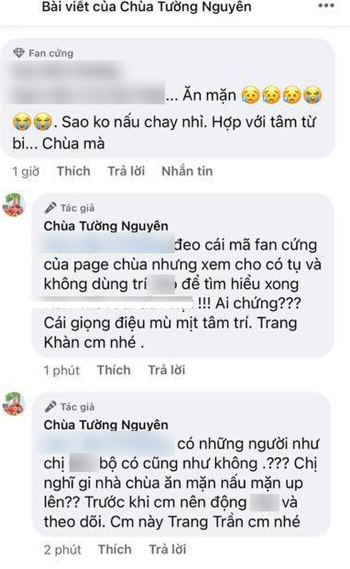 Trang Trần mắng một nữ thạc sĩ thất học vì ‘chỉ đạo’ chuyện từ thiện 3 Trang Trần mắng một nữ thạc sĩ thất học vì ‘chỉ đạo’ chuyện từ thiện 3